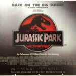 Jurassic Park | 1993 | 2011 Rerelease | UK Quad