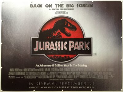 Jurassic Park Rerelease 2011 UK Quad