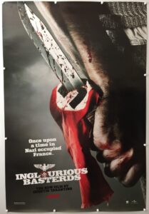 Inglourious Basterds Knife Style Teaser US One Sheet