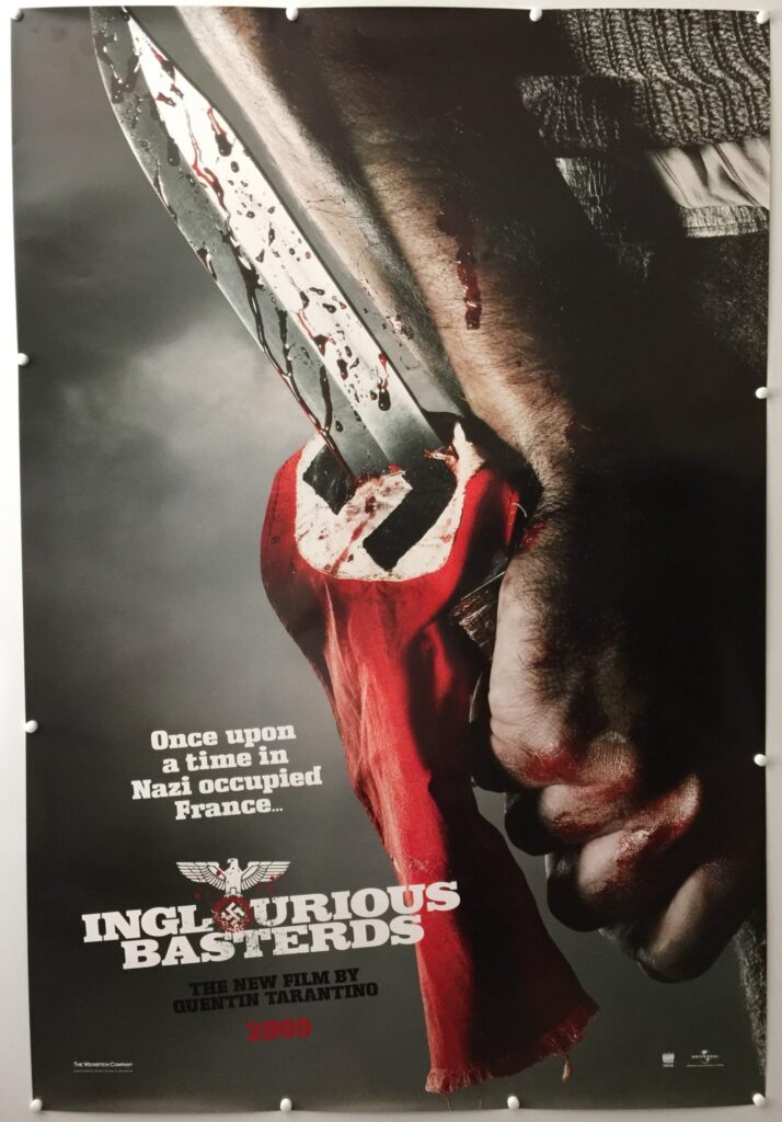 Inglorious Basterds Knife Style Teaser US One Sheet