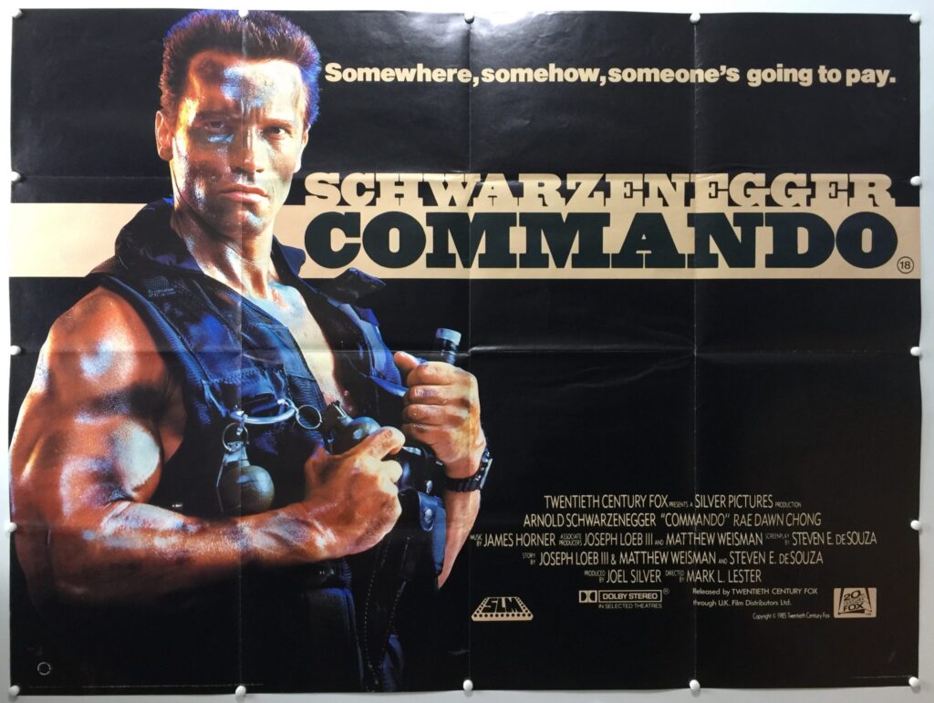Commando | 1985 | UK Quad » The Poster Collector
