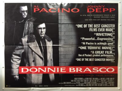 Donnie Brasco 1997 UK Quad