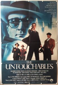 The Untouchables 1987 UK One Sheet