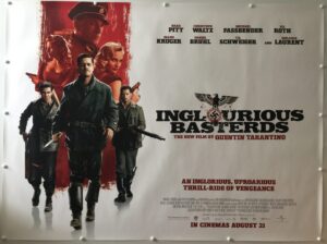 Inglourious Basterds Advance Cast Style UK Quad