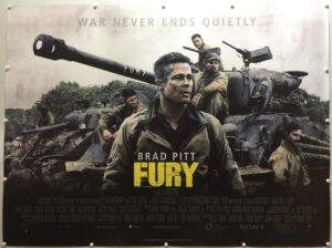 Fury Final Cast Style UK Quad