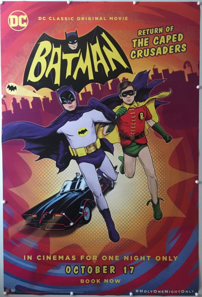 Batman Return of the Caped Crusaders 2016 UK One Sheet
