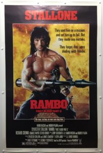 Rambo First Blood Part II Final US One Sheet