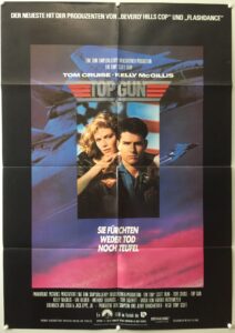 Top Gun Style B German A1 Poster
