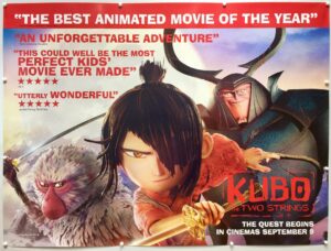 Kubo and the Two Strings Review Style UK Quad