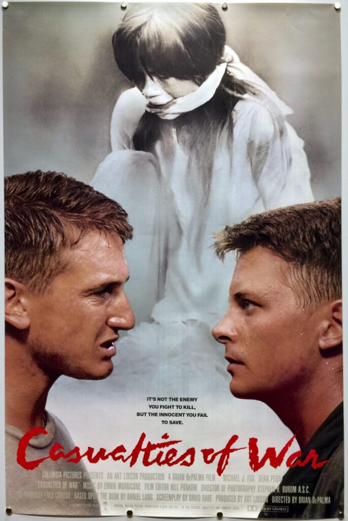 Casualties of War 1989 International US One Sheet The