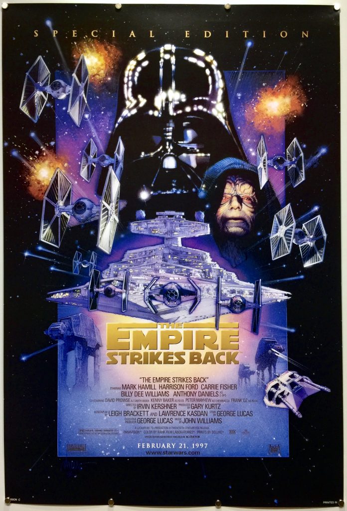 Empire Strikes Back US One Sheet R1997