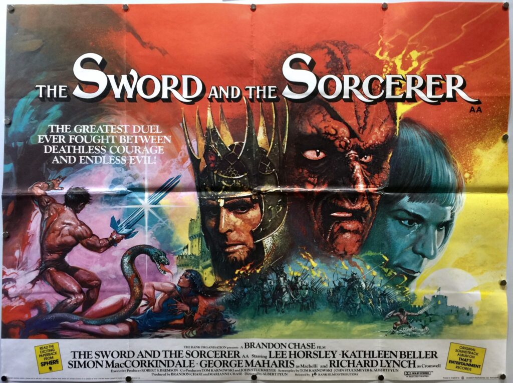 The Sword and the Sorcerer UK Quad