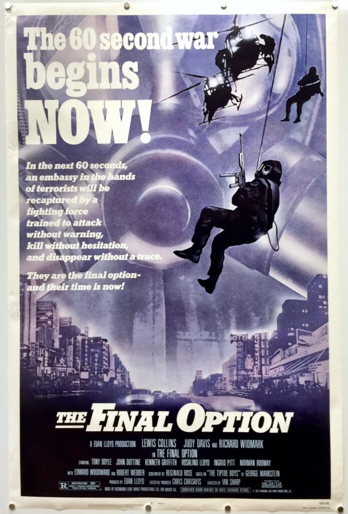 The Final Option Who Dares Wins US One Sheet Poster