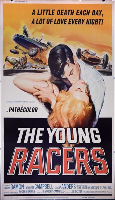 Drive-In Vintage Movie Posters The Young Racers Poster