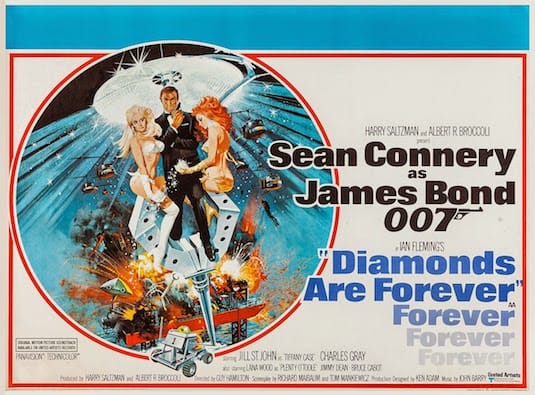 James Bond Filmography Diamonds Are Forever