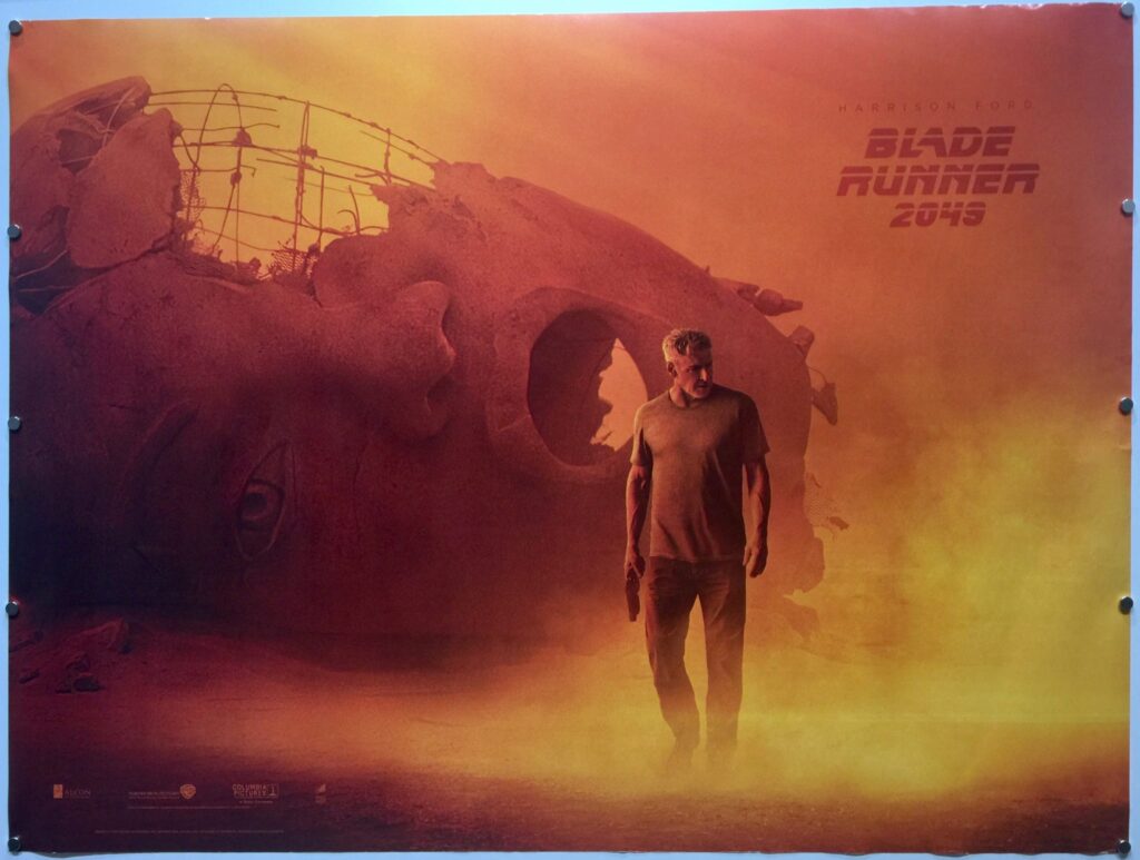 Blade Runner 2049 UK Quad HARRISON FORD STYLE TEASER