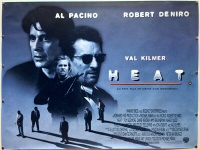 Heat 1995 UK Quad Poster