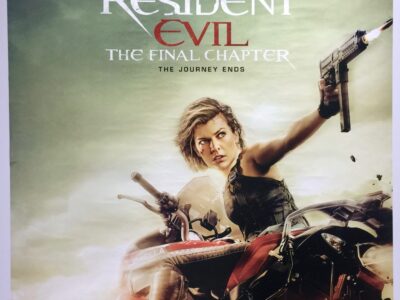 Resident Evil Final Chapter ADVANCE UK One Sheet